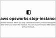Stop OpsWorks Stacks from unexpectedly restarting instances AWS